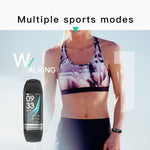 New Fitness Bracelet Blood Pressure Heart Rate Monitor Smart Band Watch Multi-Sport Mode For iPhone Android - RAPBLUE