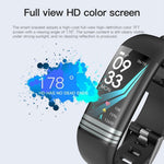 New Fitness Bracelet Blood Pressure Heart Rate Monitor Smart Band Watch Multi-Sport Mode For iPhone Android - RAPBLUE