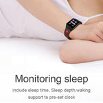 New Smart Watch Bracelet Fitness Smartwatch Blood Pressure Heart Rate Monitor For IOS Android Phones - RAPBLUE