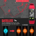 New Smart Wristband Watch IP68 Waterproof Pedometer Sport Bracelet GPS Heart Rate Activity Fitness Tracker For iOS Android - RAPBLUE