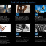 New Rugged Hybrid Smartwatch 50M Waterproof Long Standby 24h All-Weather Monitoring Smart Watch - RAPBLUE