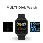 New Multi-Dial Smartwatch IPX67 Waterproof Sports For Android IOS With Heart Rate Monitor Blood Pressure Functions Smart Watch - RAPBLUE