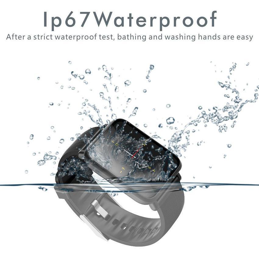 New Multi-Dial Smartwatch IPX67 Waterproof Sports For Android IOS With Heart Rate Monitor Blood Pressure Functions Smart Watch - RAPBLUE