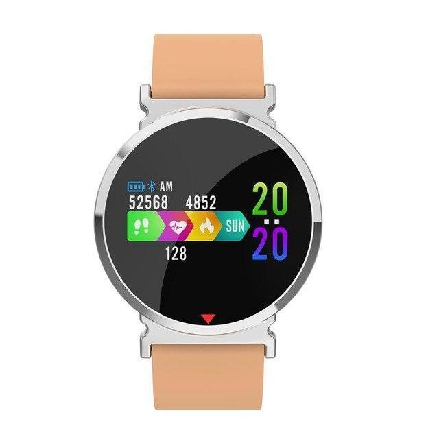 New Smartwatch With Heart Rate Blood Pressure Monitor Pedometer Call Reminder Sports Watch for Men Women - RAPBLUE