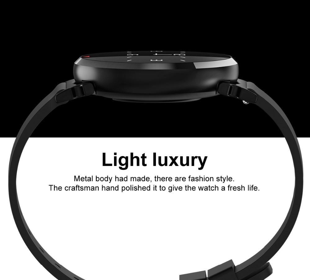 New Smartwatch With Heart Rate Blood Pressure Monitor Pedometer Call Reminder Sports Watch for Men Women - RAPBLUE