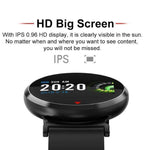 New Smartwatch With Heart Rate Blood Pressure Monitor Pedometer Call Reminder Sports Watch for Men Women - RAPBLUE