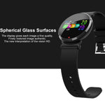 New Smartwatch With Heart Rate Blood Pressure Monitor Pedometer Call Reminder Sports Watch for Men Women - RAPBLUE