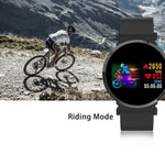 New Smartwatch With Heart Rate Blood Pressure Monitor Pedometer Call Reminder Sports Watch for Men Women - RAPBLUE