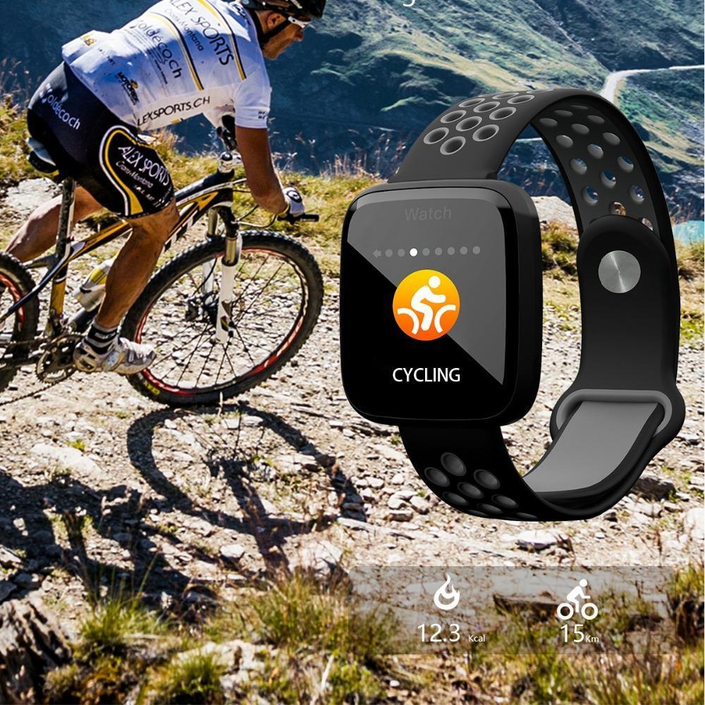 New Smart Watch Sport Waterproof Pedometers Push Message Bluetooth Swimming Smartwatch For iPhone Android - RAPBLUE