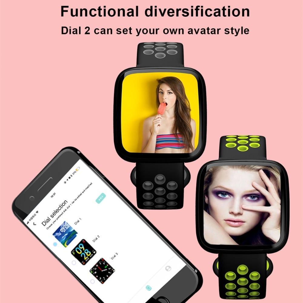 New Smart Watch Sport Waterproof Pedometers Push Message Bluetooth Swimming Smartwatch For iPhone Android - RAPBLUE