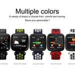 New Smart Watch Sport Waterproof Pedometers Push Message Bluetooth Swimming Smartwatch For iPhone Android - RAPBLUE