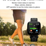 New Smart Watch Sport Waterproof Pedometers Push Message Bluetooth Swimming Smartwatch For iPhone Android - RAPBLUE