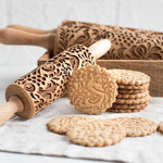 Christmas Embossing Rolling Pin - RAPBLUE