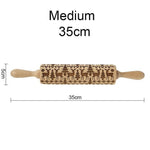 Christmas Embossing Rolling Pin - RAPBLUE