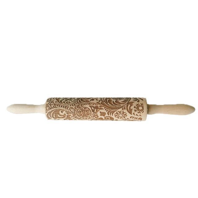 Christmas Embossing Rolling Pin - RAPBLUE