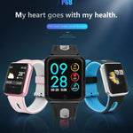 New IP68 Waterproof Smart Watch Fitness Bracelet Activity Tracker Heart Rate Monitor Blood PressureFor iOS Android - RAPBLUE