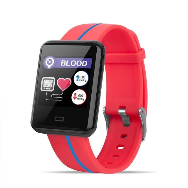 New Smart Sport Watch 1.3 Inch Touch Screen Heart Rate Monitoring Blood Pressure Bracelet For iPhone Android - RAPBLUE