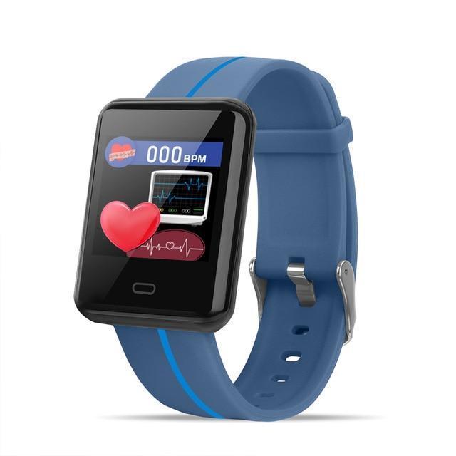 New Smart Sport Watch 1.3 Inch Touch Screen Heart Rate Monitoring Blood Pressure Bracelet For iPhone Android - RAPBLUE