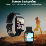 New Smart Sport Watch 1.3 Inch Touch Screen Heart Rate Monitoring Blood Pressure Bracelet For iPhone Android - RAPBLUE