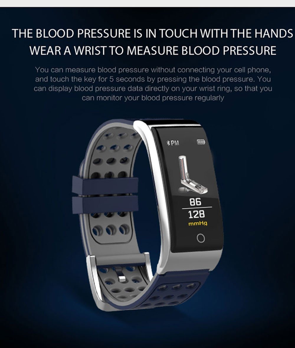 New IP67 Waterproof Smart Bracelet Blood Pressure Fitness Tracker Watch Bracelet For iPhone Android - RAPBLUE