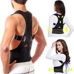 Adjustable Back Posture Corrector Magnetic Therapy Brace Shoulder Back Brace - RAPBLUE