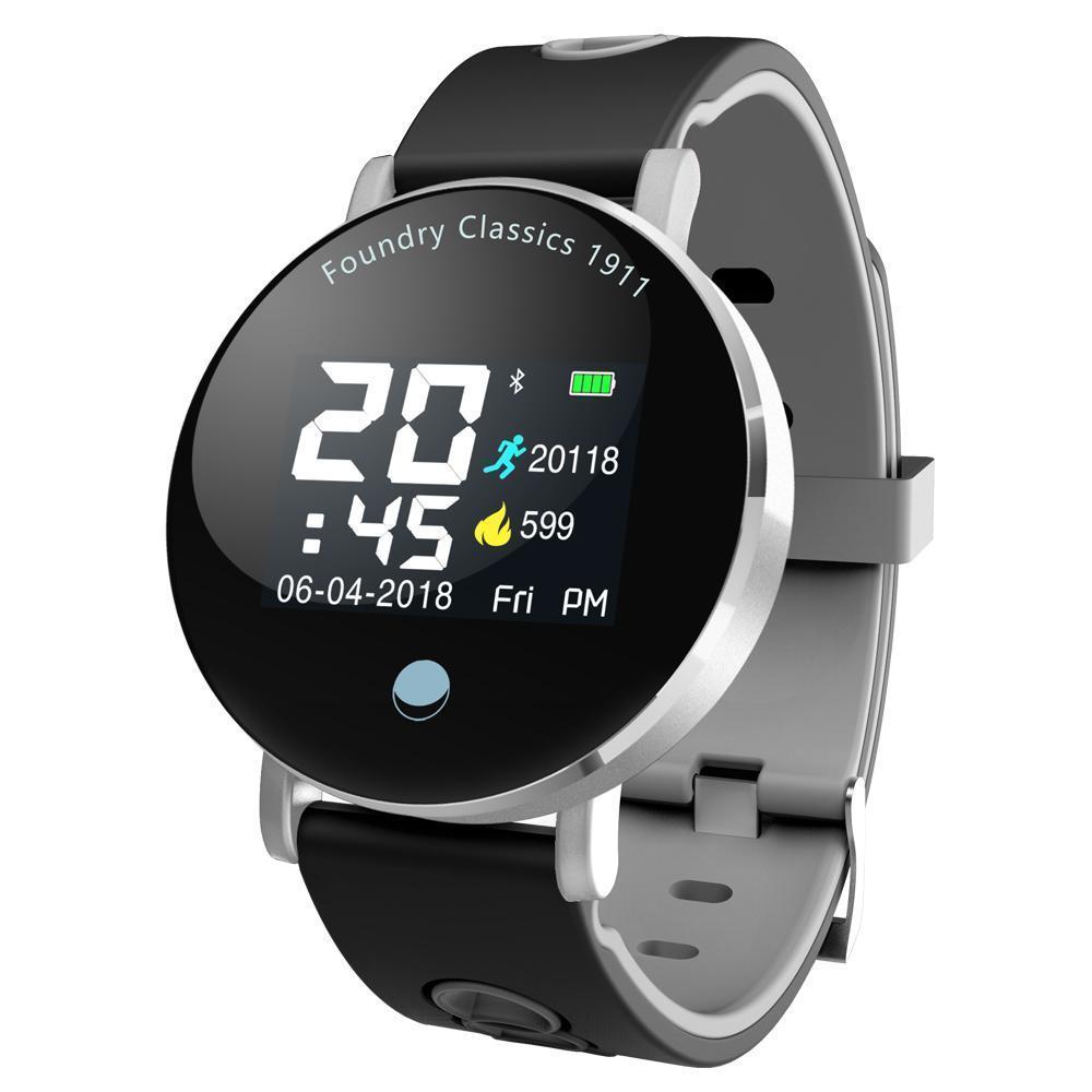 New IP68 Waterproof Bluetooth Fitness Tracker TFT Colour Screen Smartwatch For Android IOS - RAPBLUE