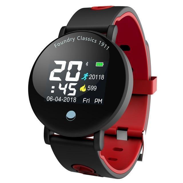 New IP68 Waterproof Bluetooth Fitness Tracker TFT Colour Screen Smartwatch For Android IOS - RAPBLUE