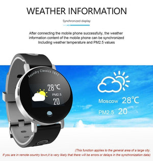 New IP68 Waterproof Bluetooth Fitness Tracker TFT Colour Screen Smartwatch For Android IOS - RAPBLUE