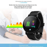 New IP68 Waterproof Bluetooth Fitness Tracker TFT Colour Screen Smartwatch For Android IOS - RAPBLUE