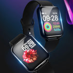 New Waterproof Sport Smartwatch Heart Rate Blood Pressure Monitor Fitness Tracker For iPhone Android - RAPBLUE