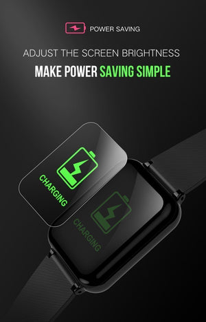 New Waterproof Sport Smartwatch Heart Rate Blood Pressure Monitor Fitness Tracker For iPhone Android - RAPBLUE