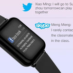 New Waterproof Sport Smartwatch Heart Rate Blood Pressure Monitor Fitness Tracker For iPhone Android - RAPBLUE