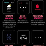 New Waterproof Sport Smartwatch Heart Rate Blood Pressure Monitor Fitness Tracker For iPhone Android - RAPBLUE