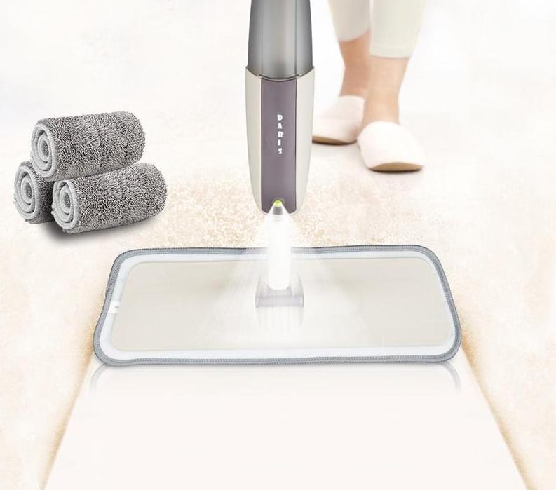 360 Degree Spray Floor Mop with Reusable Microfiber Pads - RAPBLUE