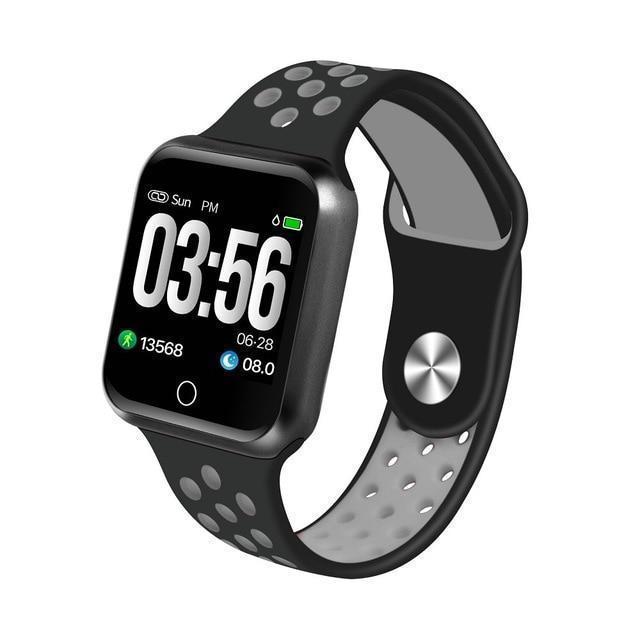 New IP67 Waterproof Sport Fitness Tracker Pedometer Heart Rate Blood Pressure Monitor Smartwatch For iPhone Android - RAPBLUE