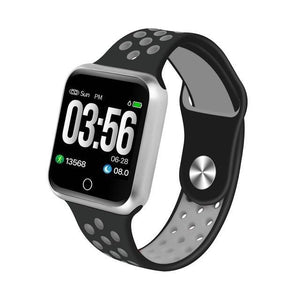 New IP67 Waterproof Sport Fitness Tracker Pedometer Heart Rate Blood Pressure Monitor Smartwatch For iPhone Android - RAPBLUE