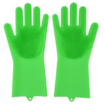 Rubber Scrubber Dish washing and Cleaning Gloves Silicone - RAPBLUE