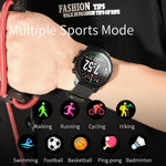 New Smart Watch IP68 Waterproof Multi-Sport Mode Heart Rate Monitoring Weather Forecast Smartwatch - RAPBLUE