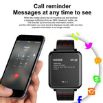 New Smart Watch Heart Rate Monitor Blood Pressure Activity Tracker Bracelet Water-Resistant Sport Band - RAPBLUE