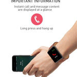 New Smart Watch With Blood Pressure Heart Rate Monitor Sports Fitness Tracker Men Smartwatch For Android iPhones - RAPBLUE