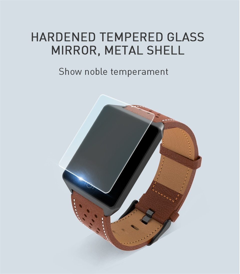 New Smart Watch With Blood Pressure Heart Rate Monitor Sports Fitness Tracker Men Smartwatch For Android iPhones - RAPBLUE