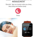 New Smart Watch With Blood Pressure Heart Rate Monitor Sports Fitness Tracker Men Smartwatch For Android iPhones - RAPBLUE