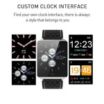 New Smart Watch With Blood Pressure Heart Rate Monitor Sports Fitness Tracker Men Smartwatch For Android iPhones - RAPBLUE