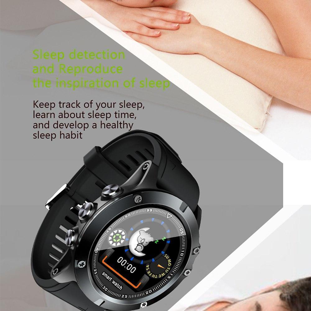 New Smart Watch Blood Pressure Heart Rate Monitor Steps Sleep Tracker Stopwatch Sport Smartwatch for iPhone Android - RAPBLUE