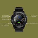 New Smart Watch Blood Pressure Heart Rate Monitor Steps Sleep Tracker Stopwatch Sport Smartwatch for iPhone Android - RAPBLUE