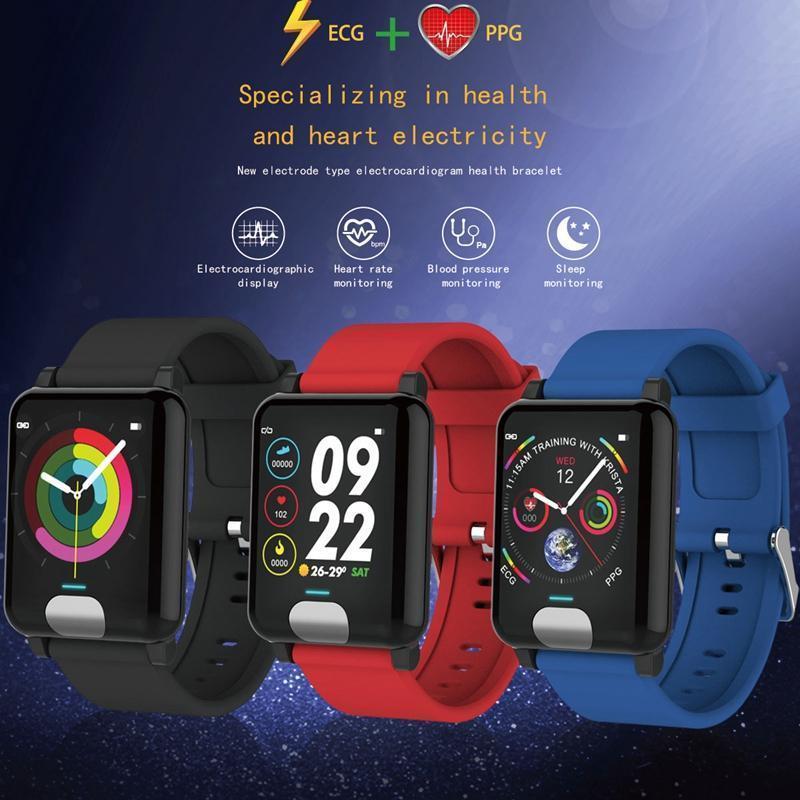 New Waterproof Smart Watch Blood Pressure Measurement Fitness Tracker GPS Smartwatch Bracelet For iPhone Android - RAPBLUE