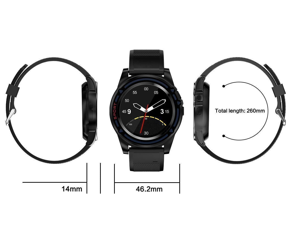 New Smart Sport Watch Fitness Tracker Camera Music Bluetooth Steps Calorie Distance Activity Tracker - RAPBLUE