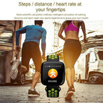 New Smart Watch Waterproof Blood Pressure Heart Rate Monitor Pedometer Cycling Mode Fitness Bracelet Band for IOS Androids - RAPBLUE