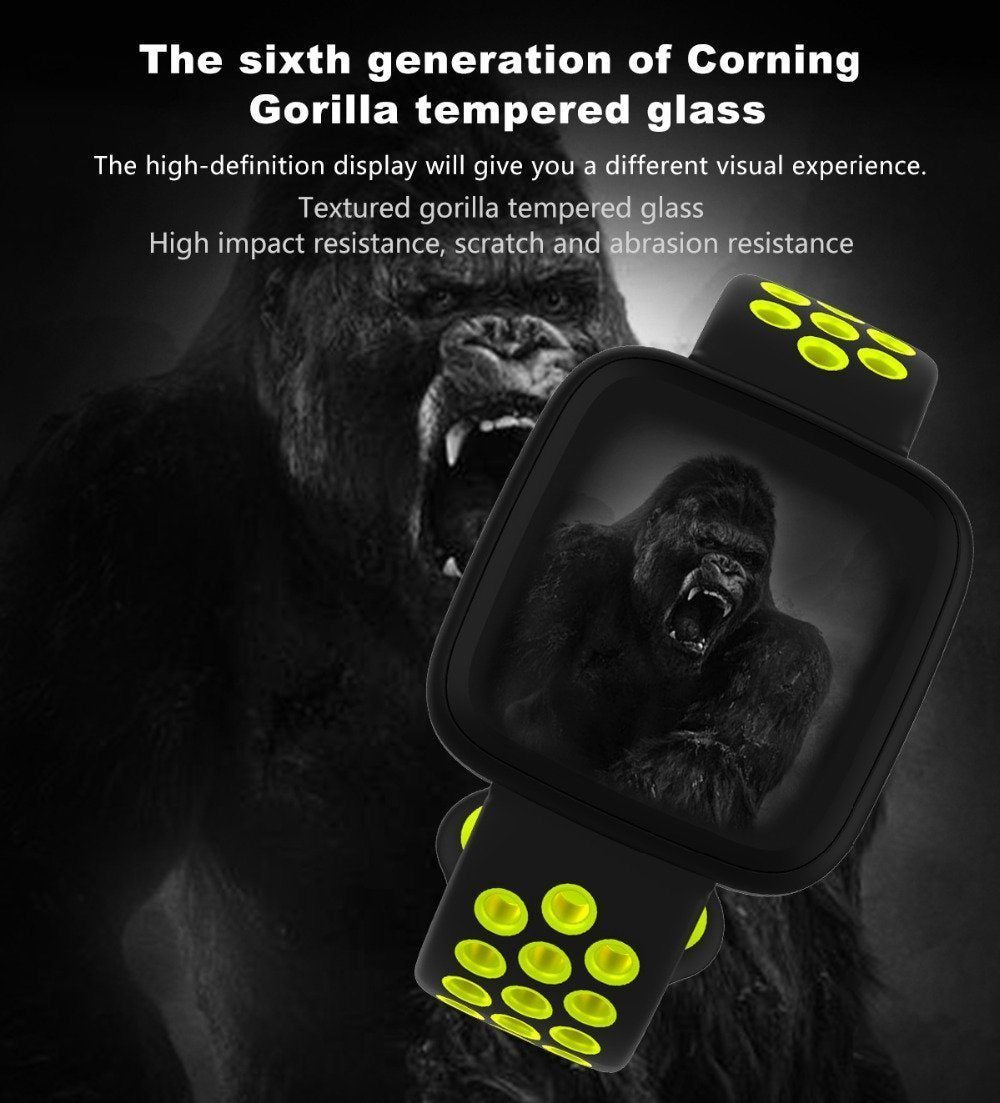 New Smart Watch Waterproof Blood Pressure Heart Rate Monitor Pedometer Cycling Mode Fitness Bracelet Band for IOS Androids - RAPBLUE