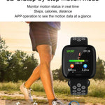 New Smart Watch Waterproof Blood Pressure Heart Rate Monitor Pedometer Cycling Mode Fitness Bracelet Band for IOS Androids - RAPBLUE